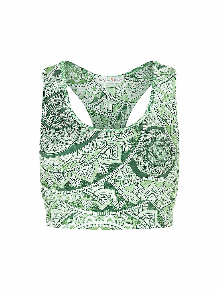 SPIRIT OF OM Damen Sport-BH Flow hellgrün | XS